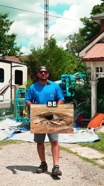 Original first frame: man in a yard with a small photo inset